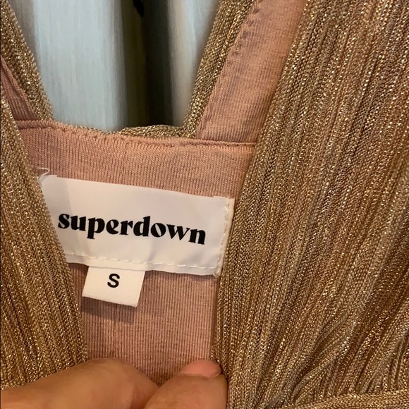 Gold Revolve Superdown Dress Size Small (NEVER WORN) - Picture 5 of 8